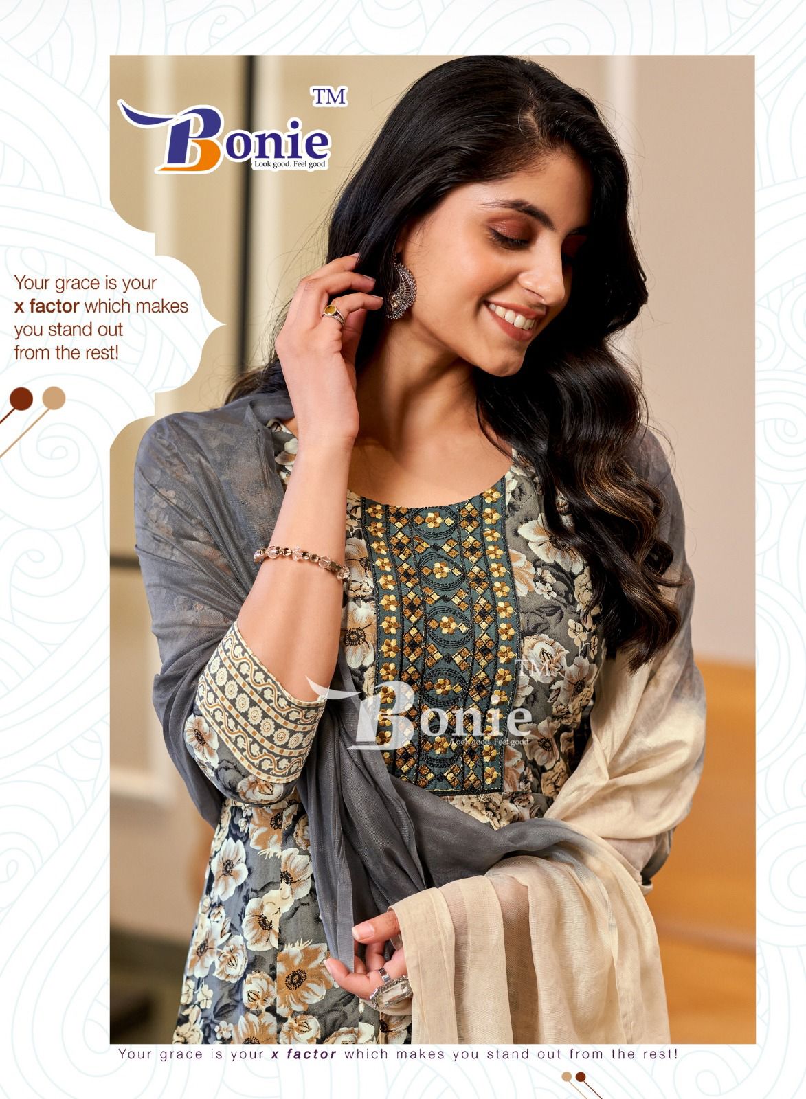 Tanvi By Bonie Rayon Printed Anarkali Kurti With Bottom Dupatta Wholesale Shop In Surat
